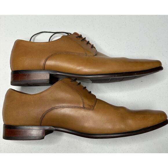 Florsheim Postino Dress Shoes Loafers Cap Toe Oxford 10.5 3E Extra Wide in Box - Picture 3 of 6